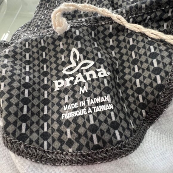 Prana Tank Dress Size Medium Sleeveless Geometric Knee-Length Dress Gray White - Picture 5 of 9